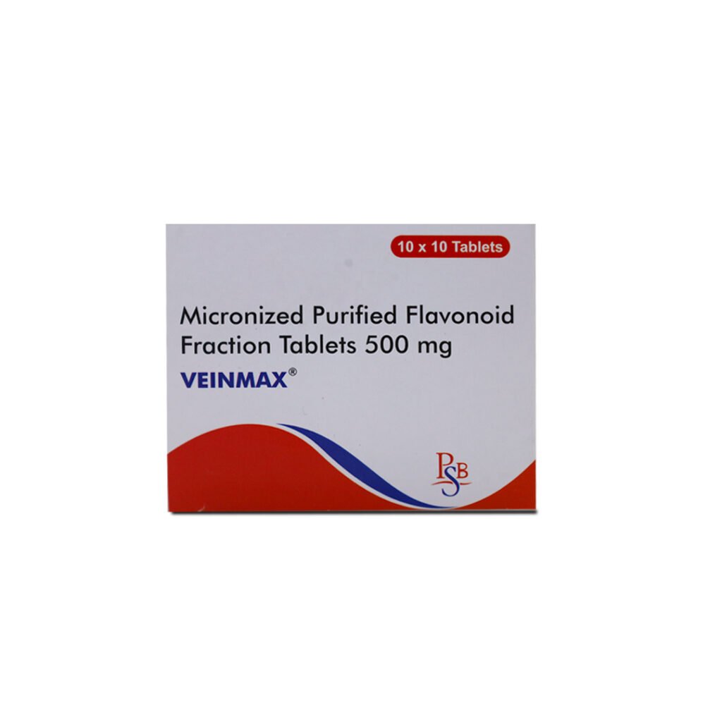 Veinmax – Micronized Purified Flavonoid Fraction Tablets 500 mg