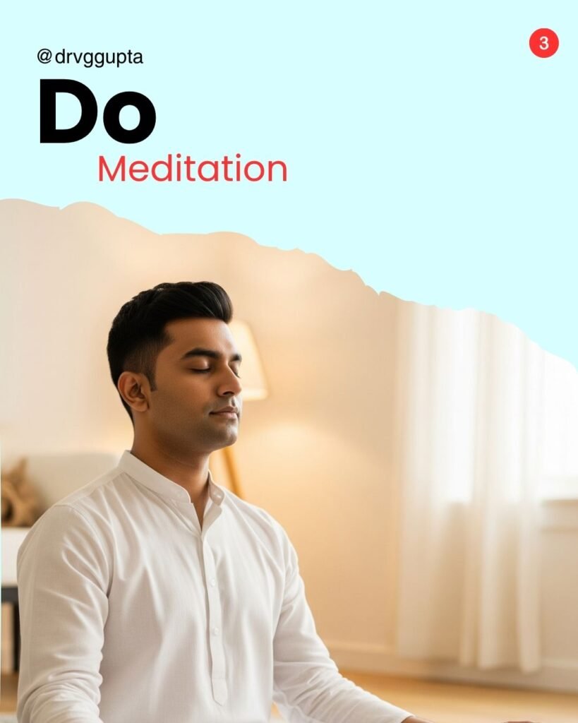 Do Meditation to quit masturbation 