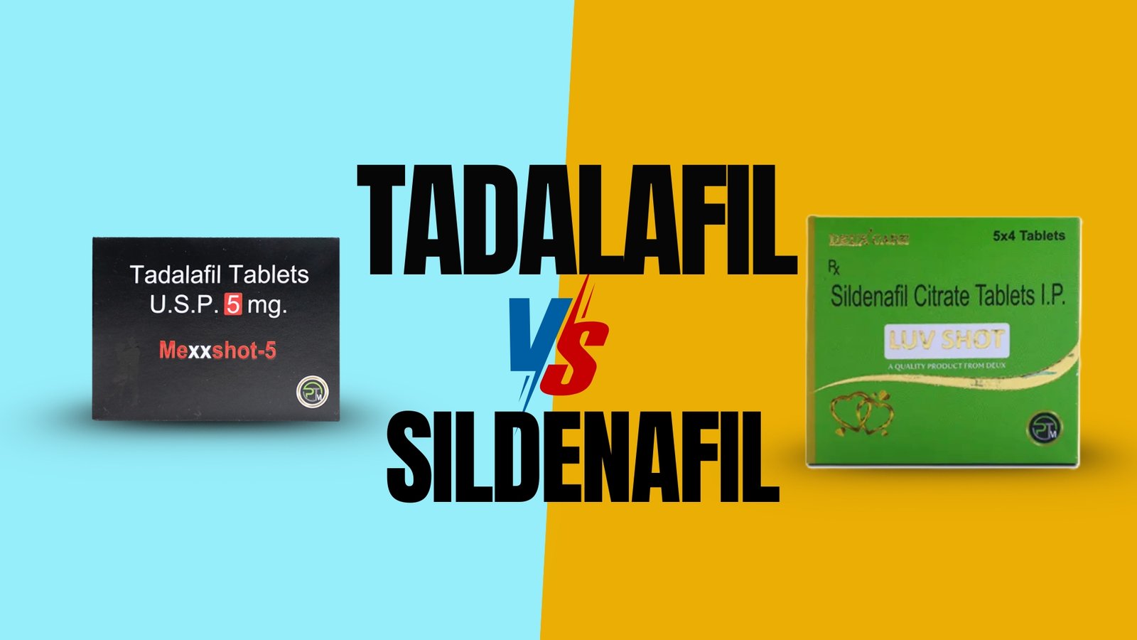 Tadalafil vs. Sildenafil: Right Pill for Long-Lasting Intimacy