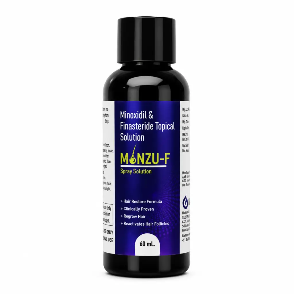 MONZO-F Minoxidil & Finasteride Topical Gel for Hair Loss
